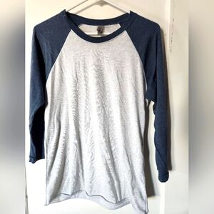 3/4 sleeve length baseball t